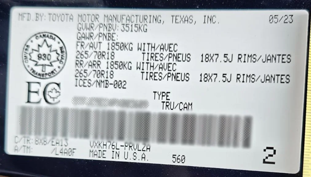 Original label uploaded by customer