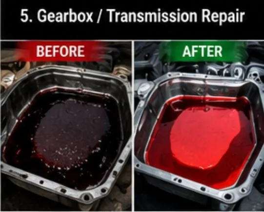 Gearbox transmission repaired