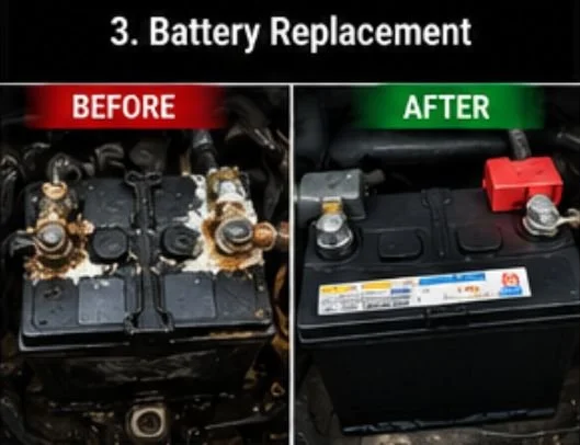 Battery replacement service
