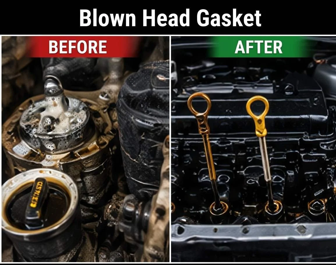 Blown head gasket repaired