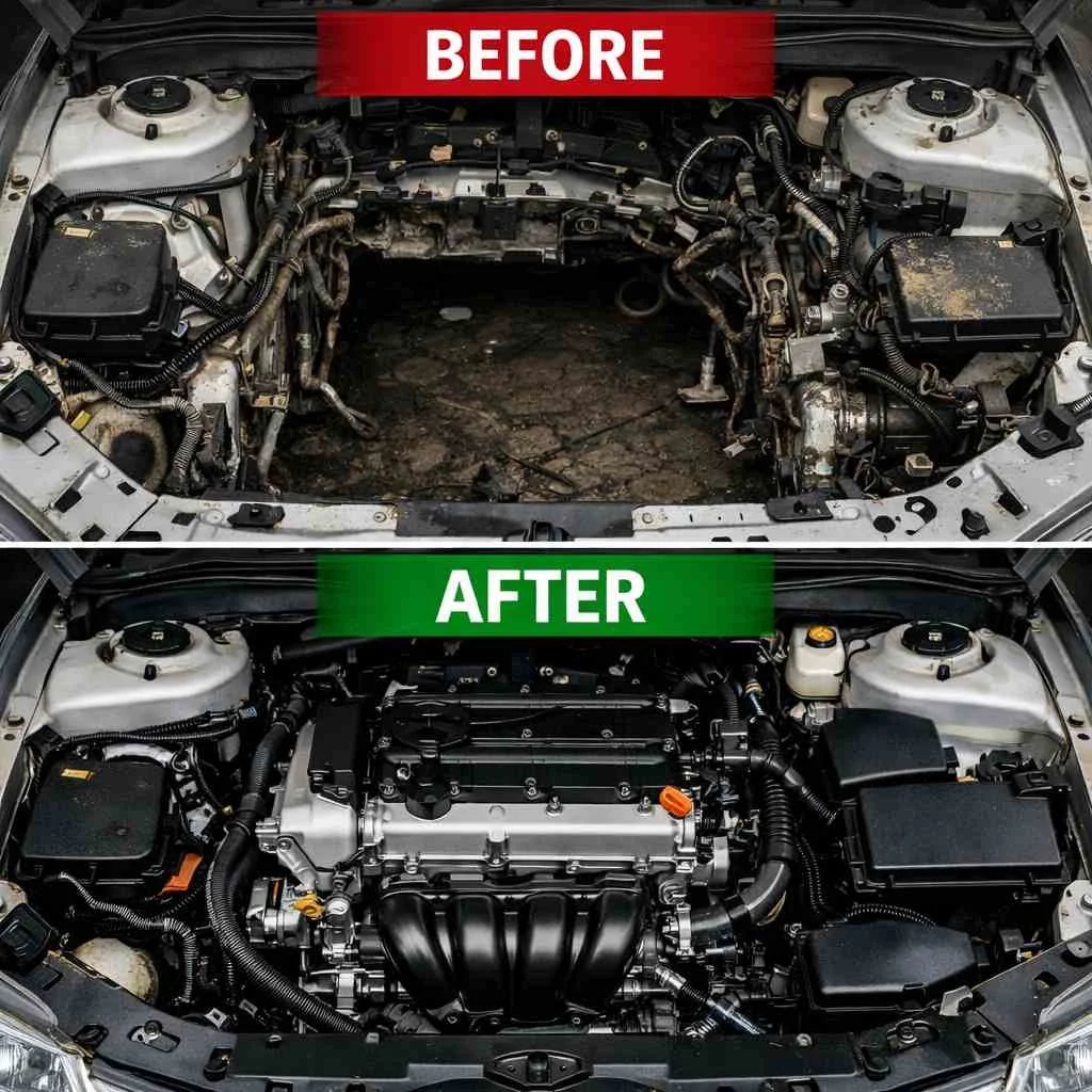 Engine swap completed