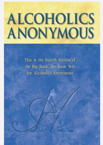 Alcoholics Anonymous Big Book cover