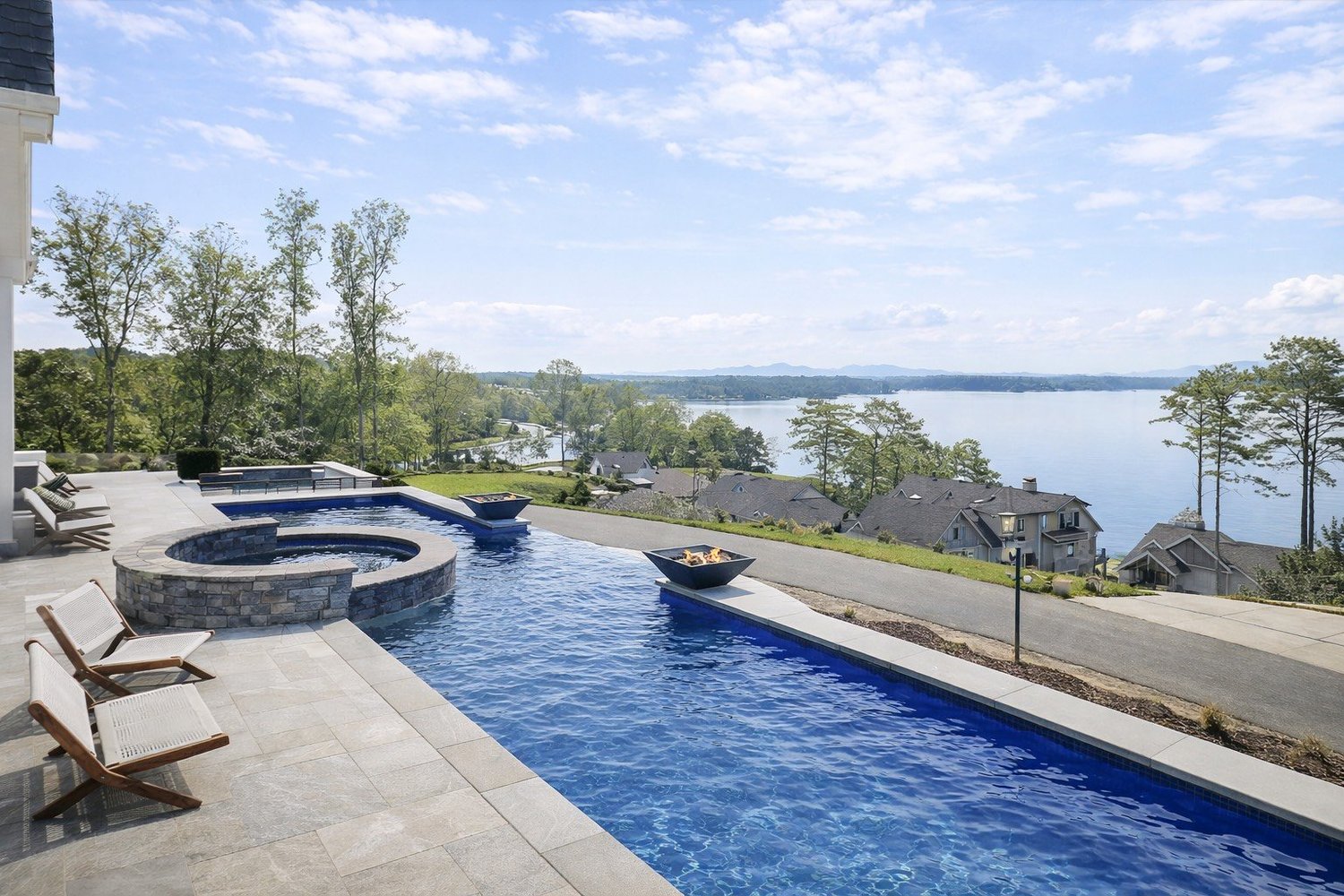 Outdoor living view 2 at a Joy Construction home