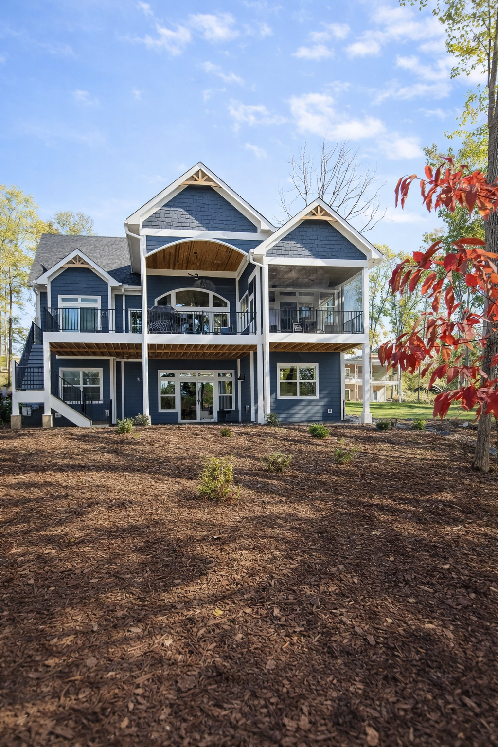 Outdoor living view 5 at a Joy Construction home
