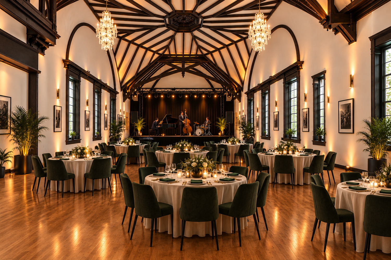the hall
