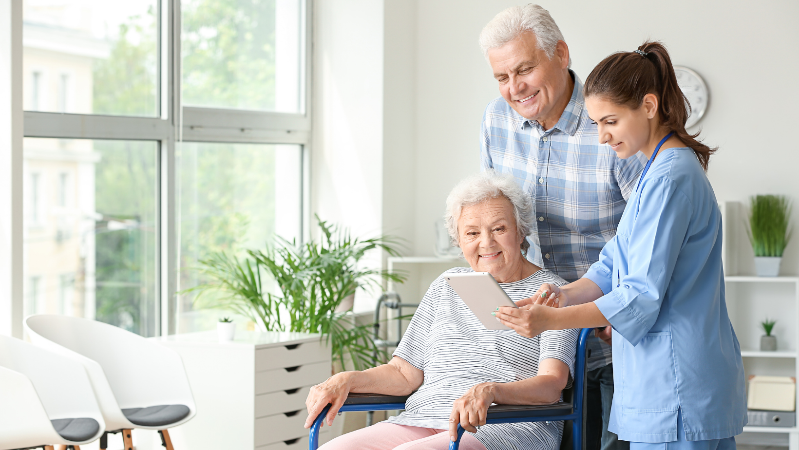 WonderHelp Care team supporting elderly client