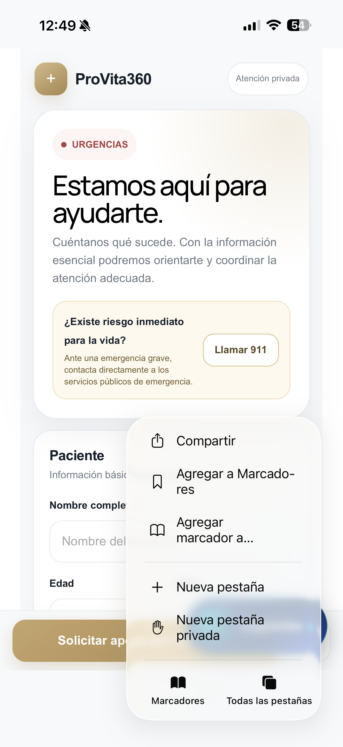 Paso 1: Compartir