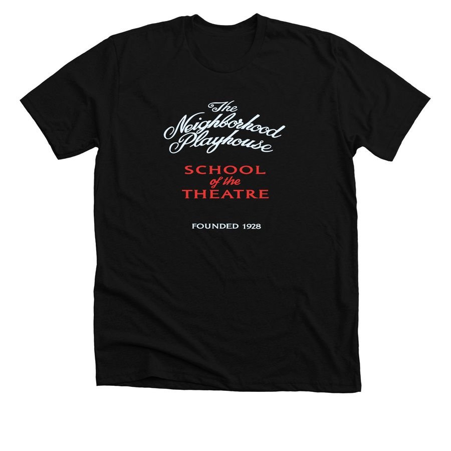 Neighborhood Playhouse vintage logo premium tee