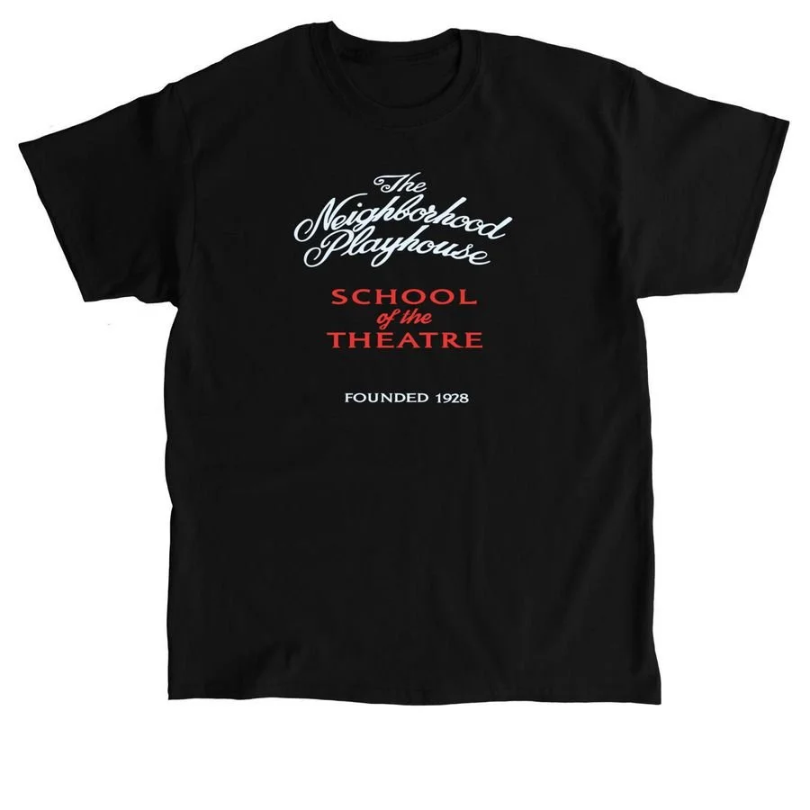 Neighborhood Playhouse vintage logo classic tee