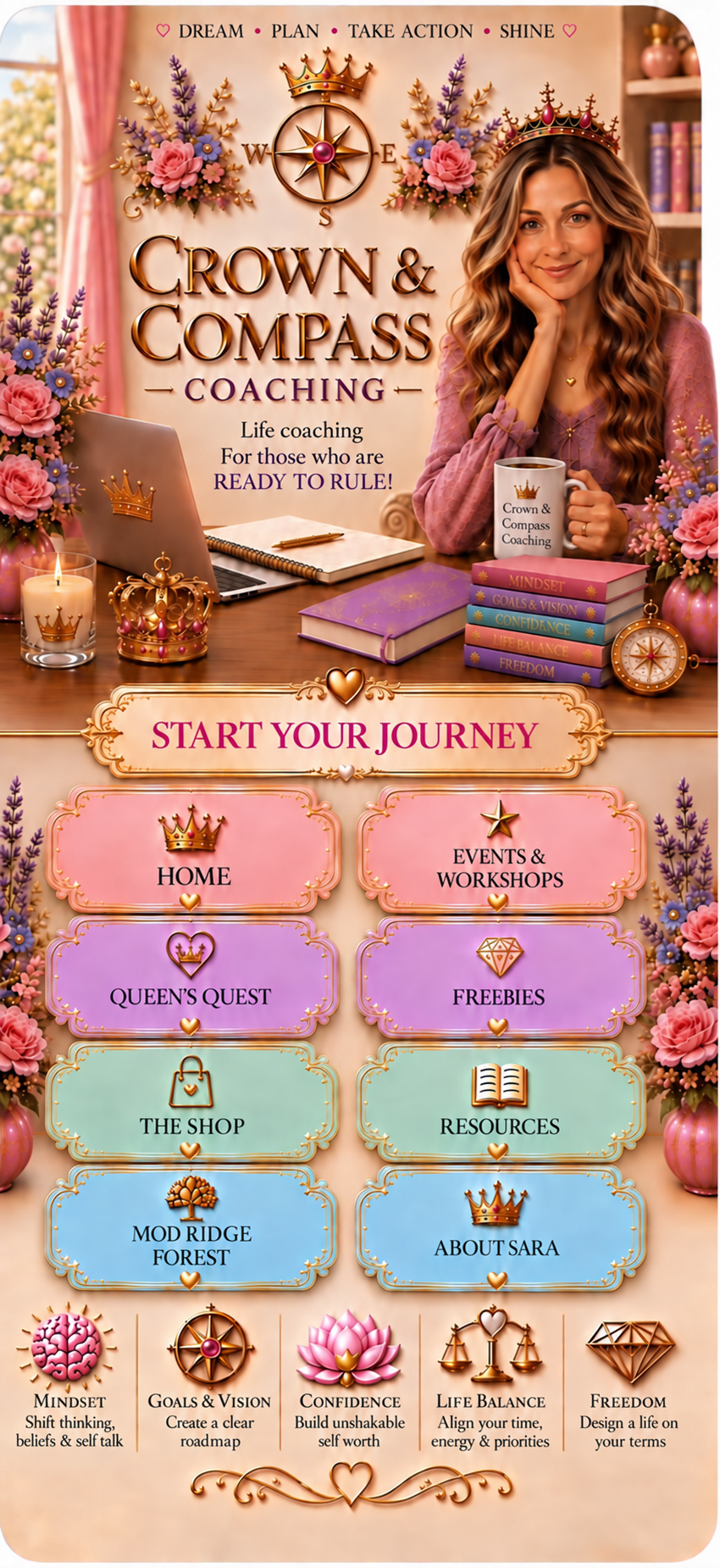 Crown and Compass Coaching — Life coaching for those who are READY TO RULE!