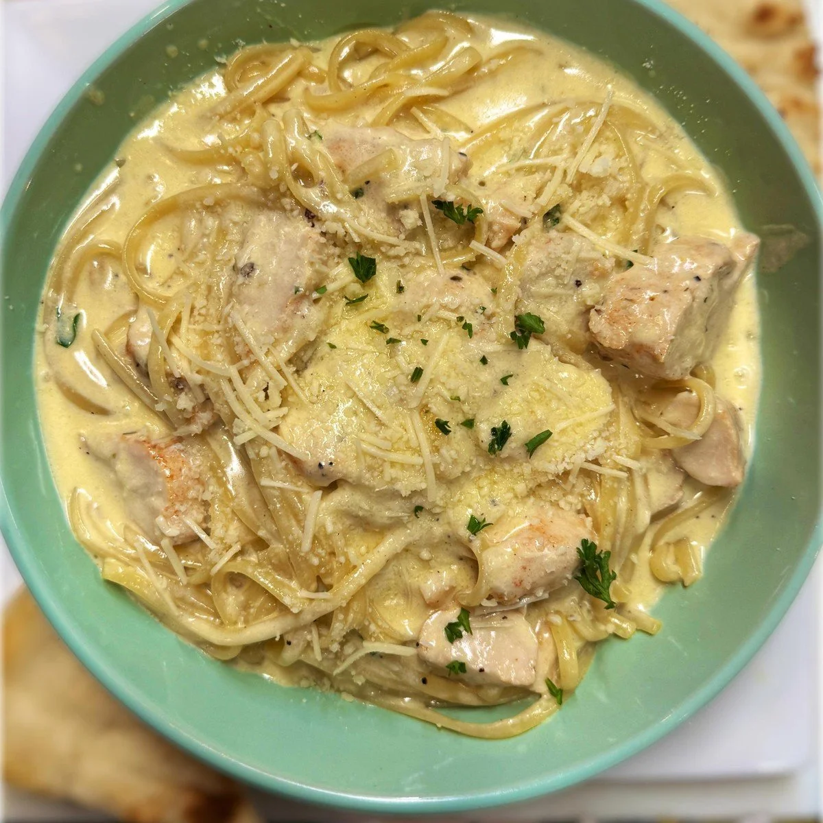 Chicken Asiago at Ka-bobs at The Option House in Bradford, Pennsylvania