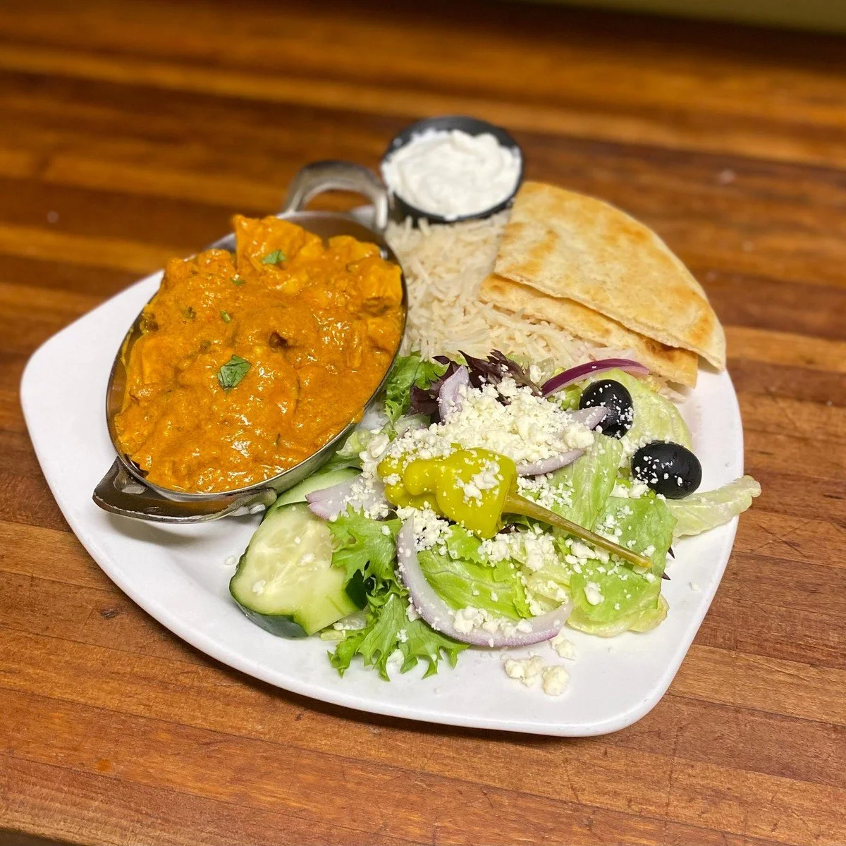 Chicken Curry at Ka-bobs at The Option House in Bradford, Pennsylvania