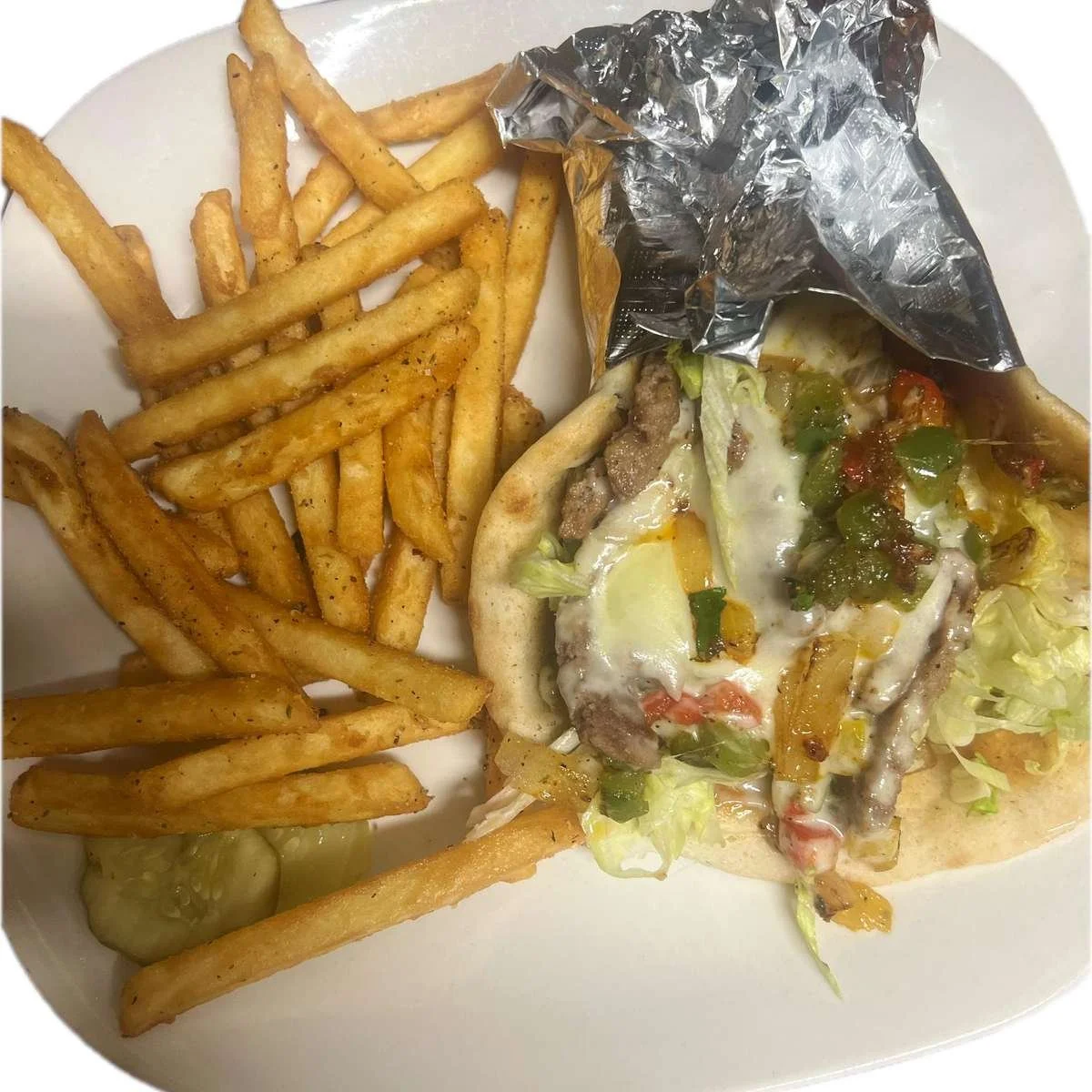 Philly Steak Pita at Ka-bobs at The Option House in Bradford, Pennsylvania