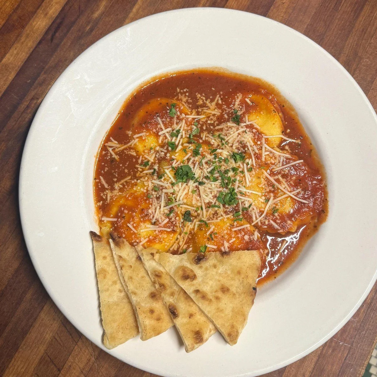 Jumbo Ravioli at Ka-bobs at The Option House in Bradford, Pennsylvania