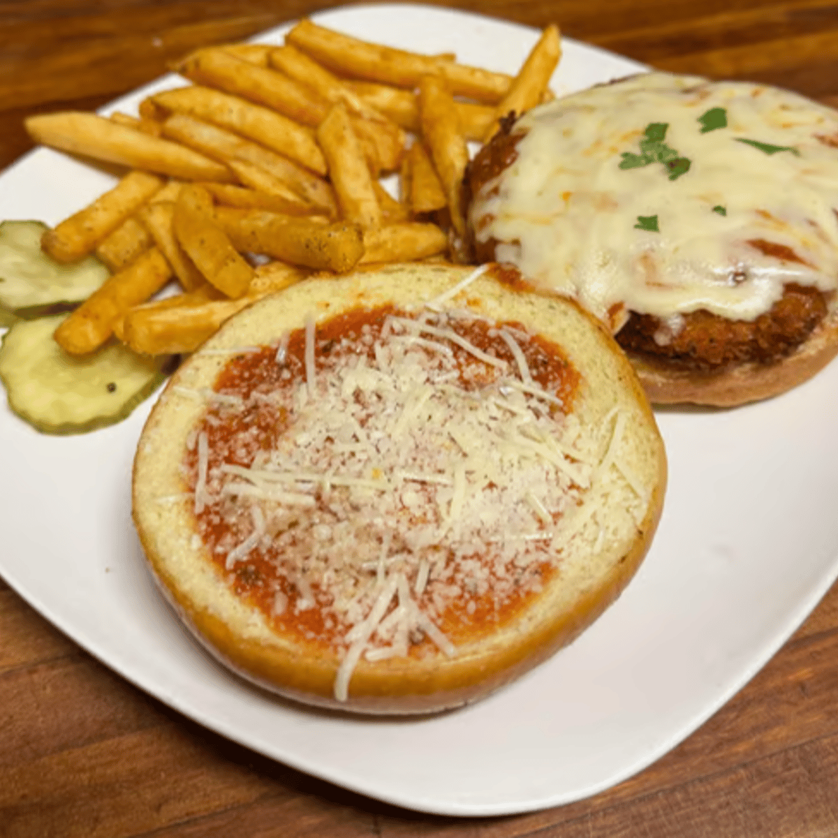 Italian Chicken Parmesan Sandwich at Ka-bobs at The Option House in Bradford, Pennsylvania