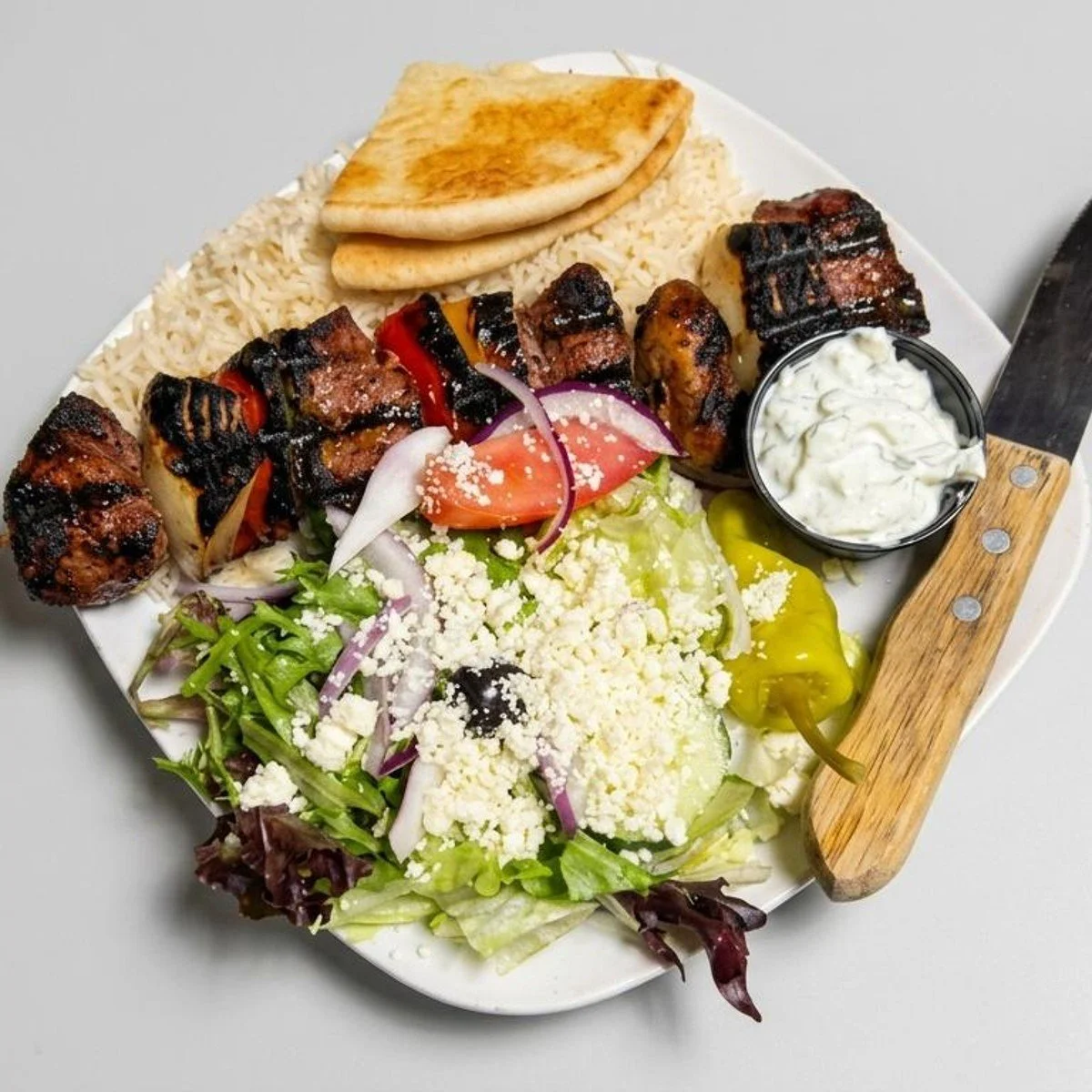 Beef Tenderloin Kabob at Ka-bobs at The Option House in Bradford, Pennsylvania