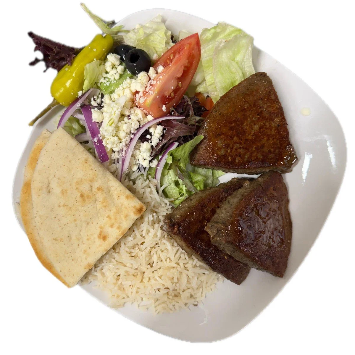 Gyro at Ka-bobs at The Option House in Bradford, Pennsylvania