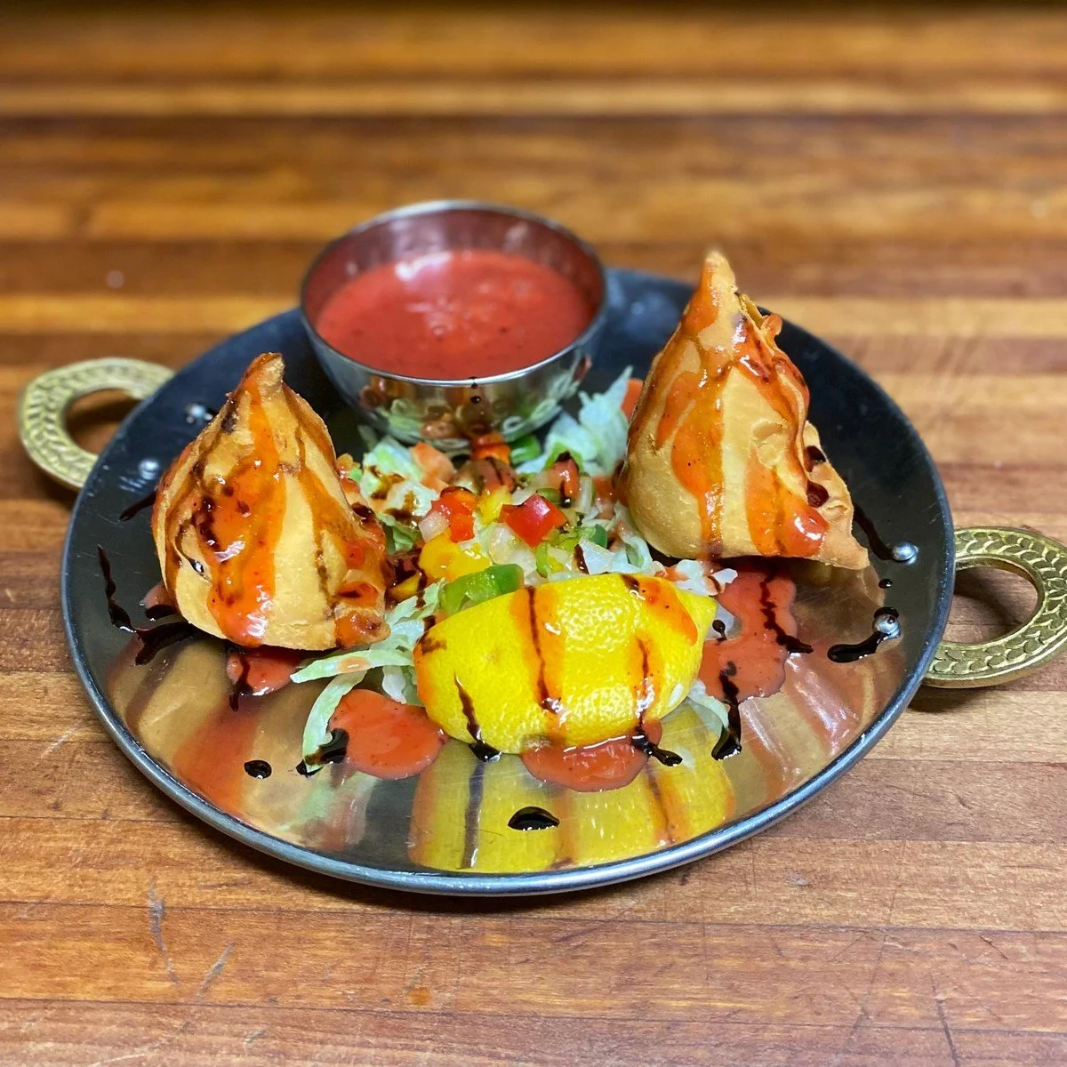 Potato Samosas at Ka-bobs at The Option House in Bradford, Pennsylvania