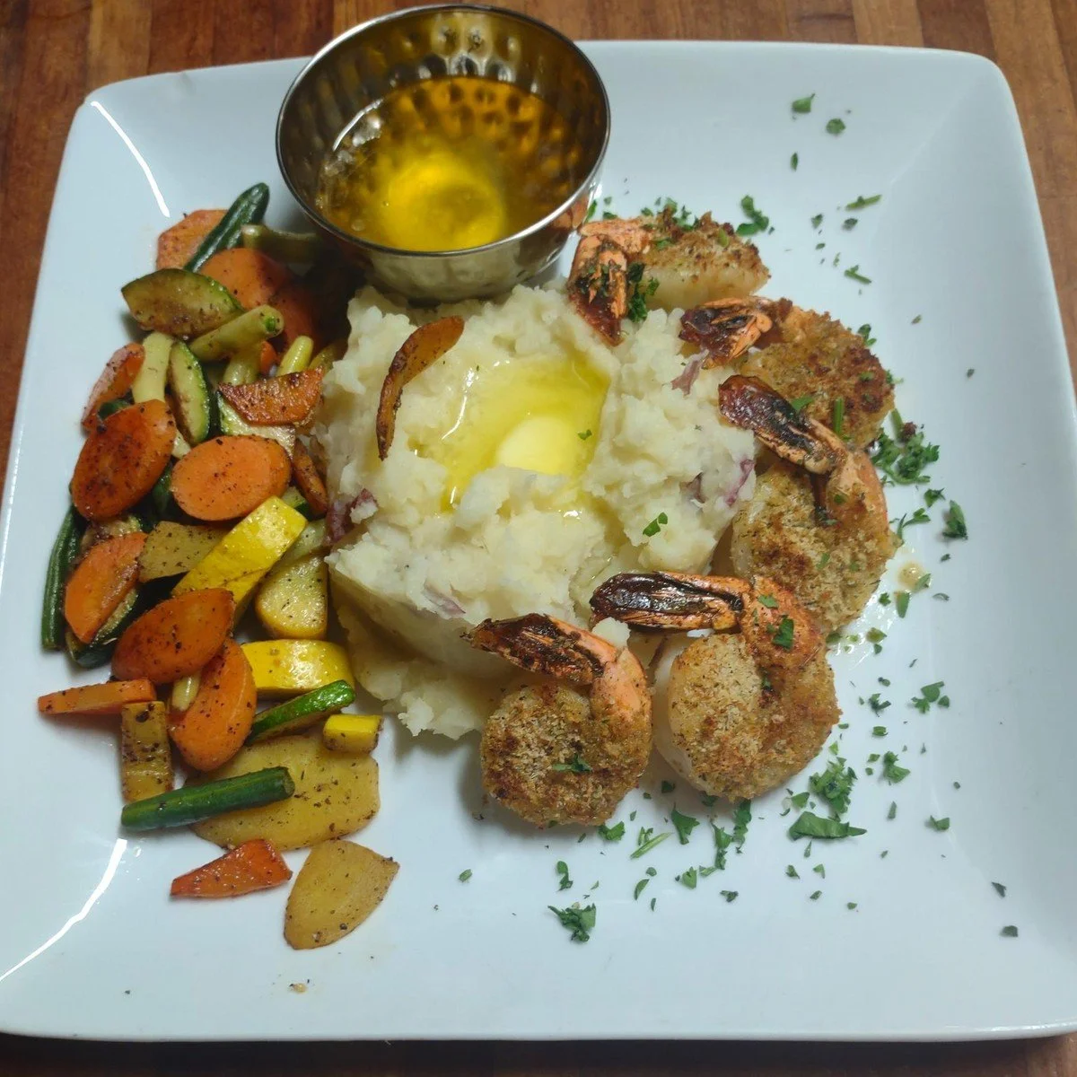 Jumbo Shrimp Scampi at Ka-bobs at The Option House in Bradford, Pennsylvania
