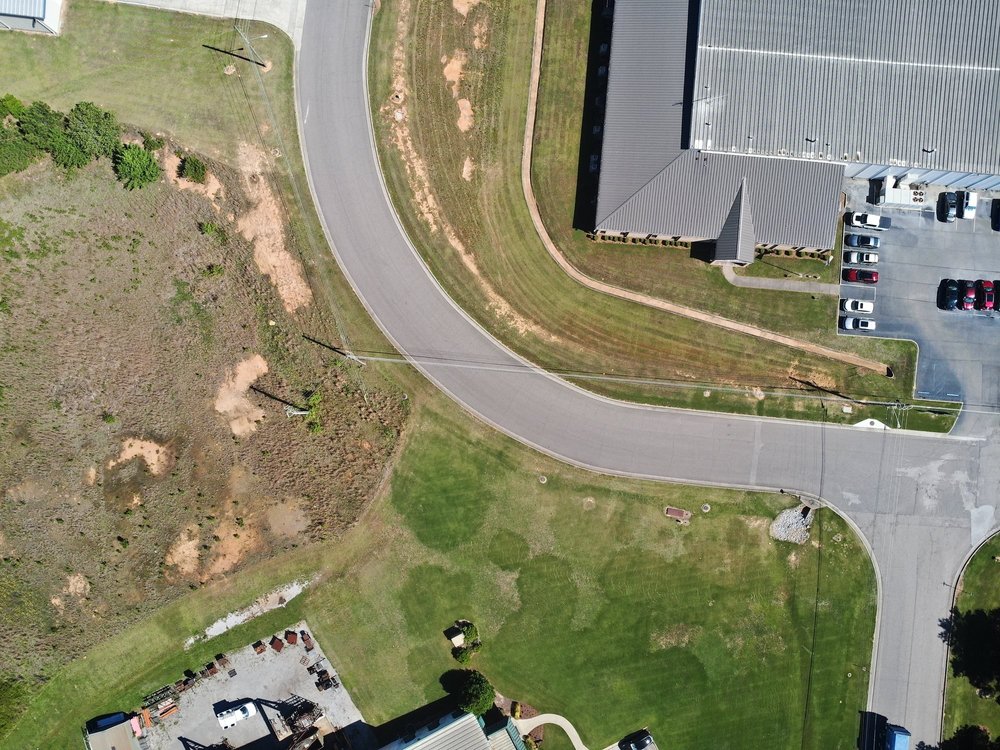 Multi-building industrial site overview