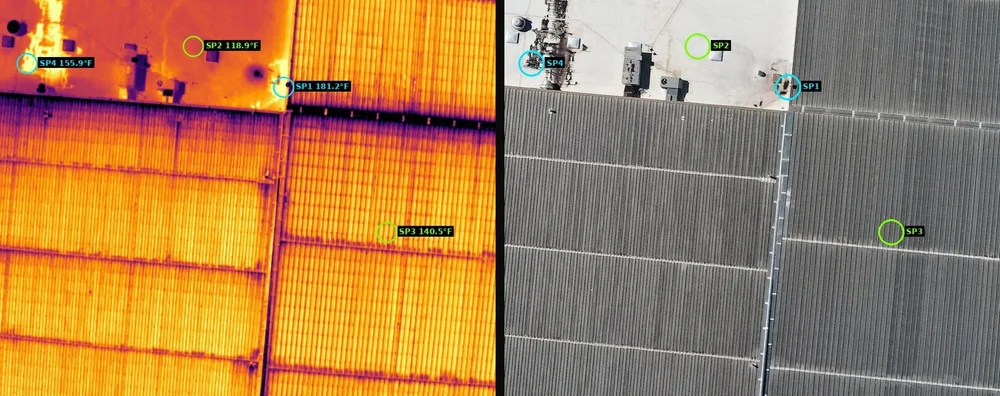 Roof section comparison