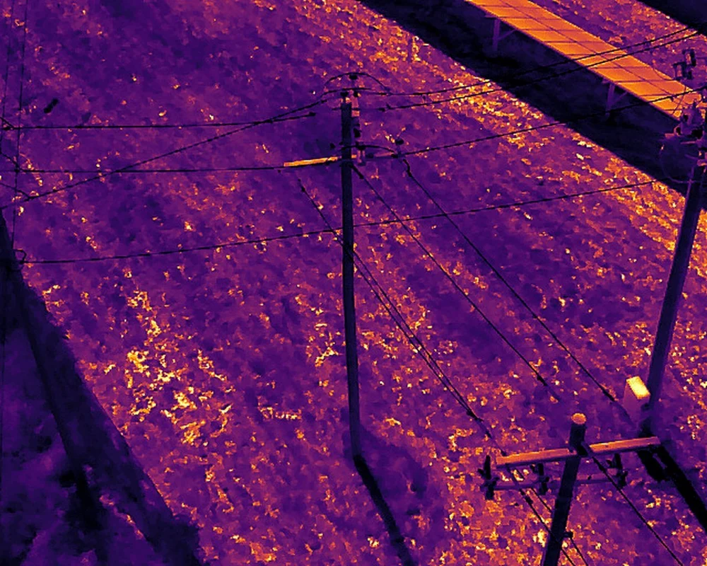 Distribution lines in thermal
