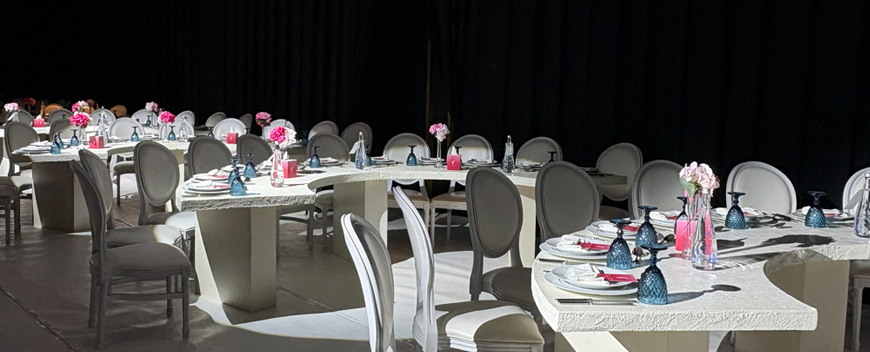 Wedding lighting At Abu Dhabi ballroom