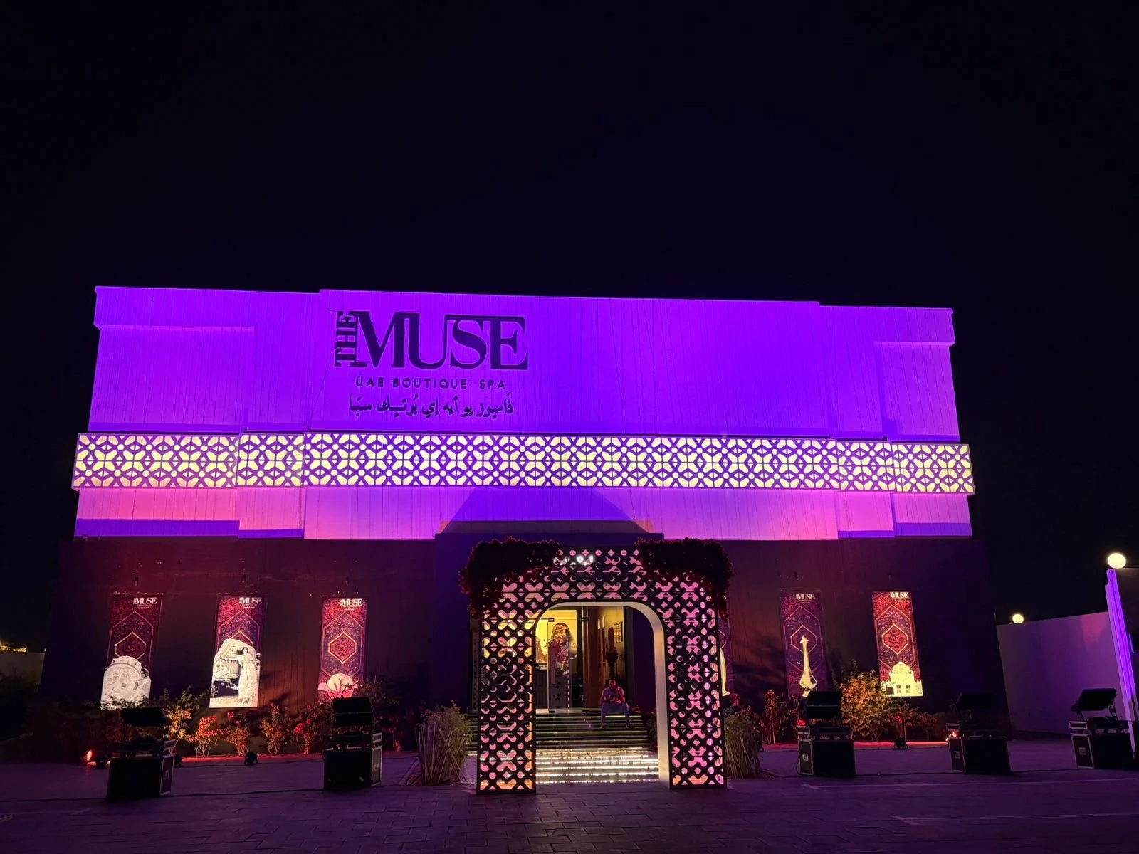 The Muse Building Façade Illumination