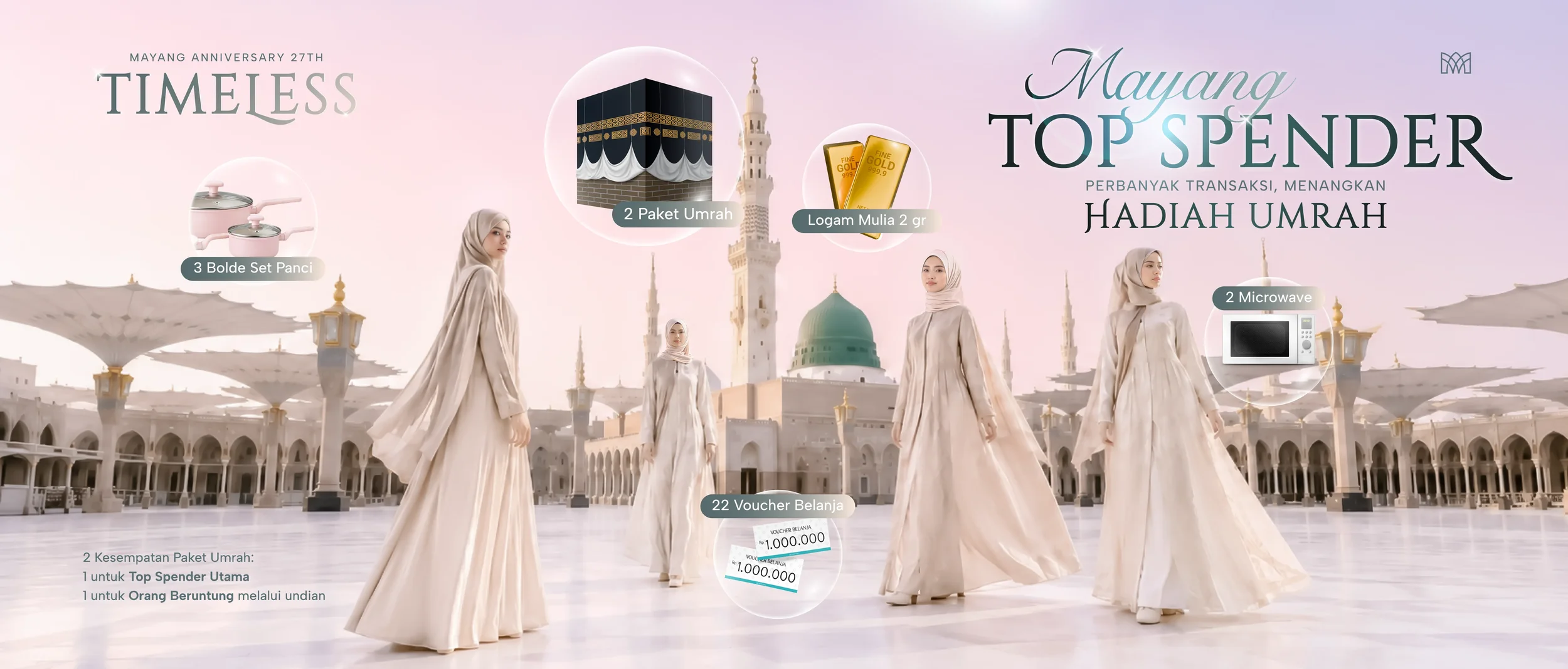 Mayang Top Spender - Hadiah Umrah