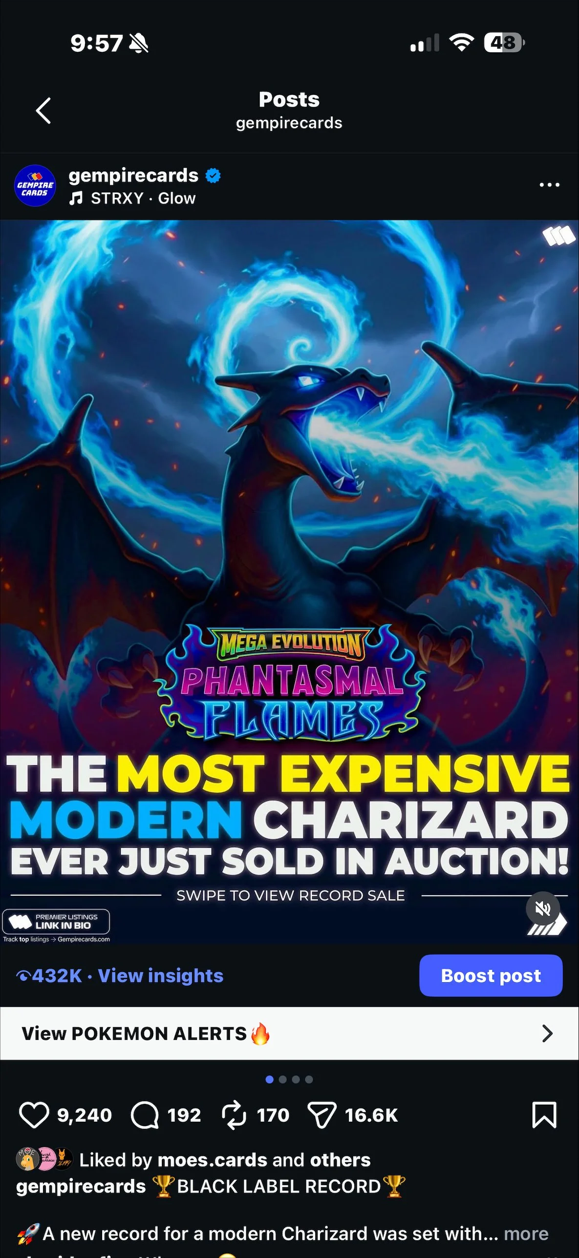 Promotional post example