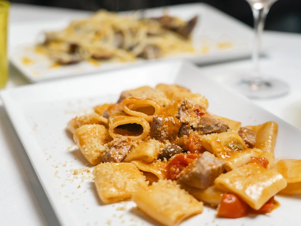 Pasta fresca con pomodorini