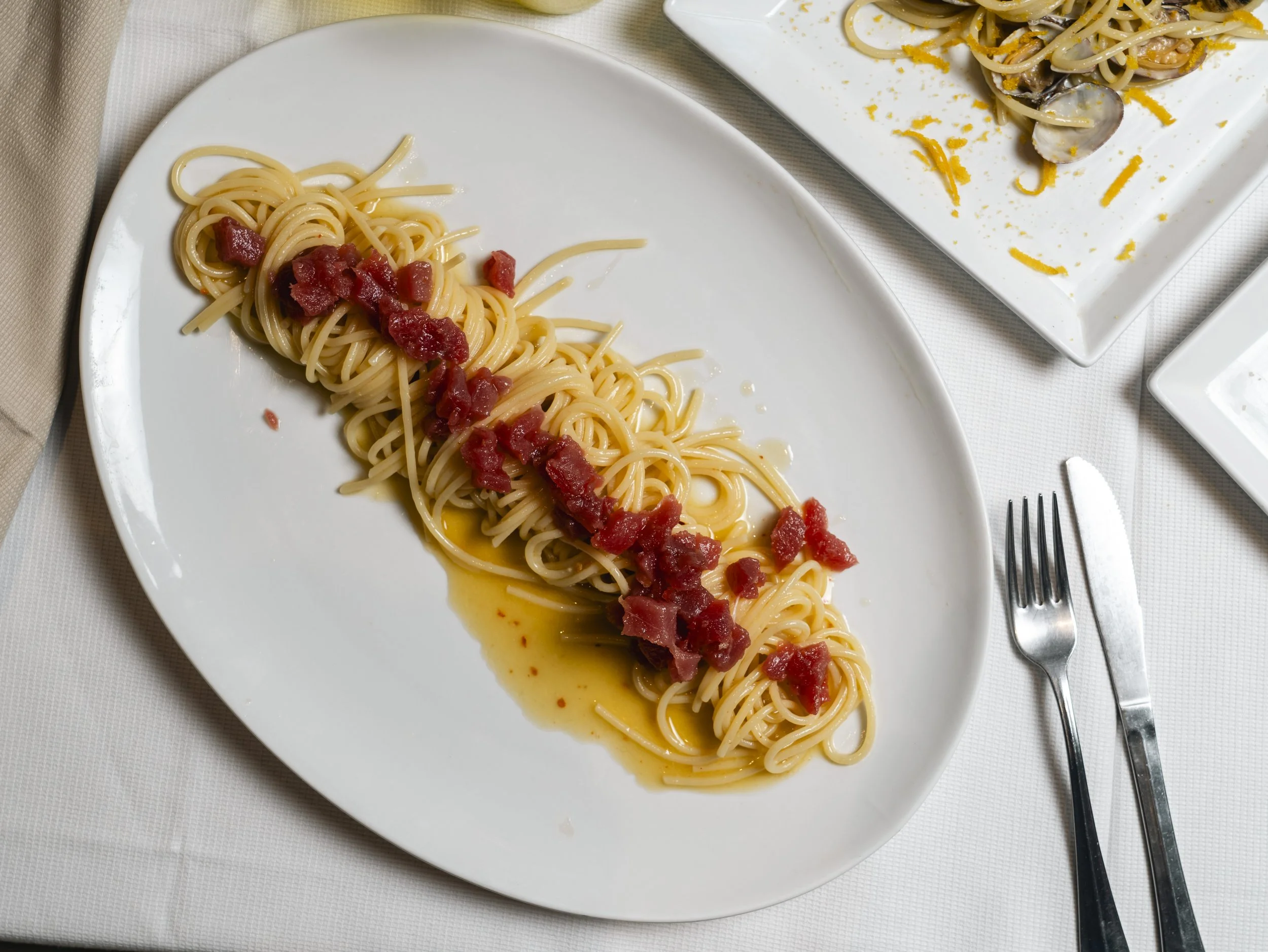 Spaghetti impiattati
