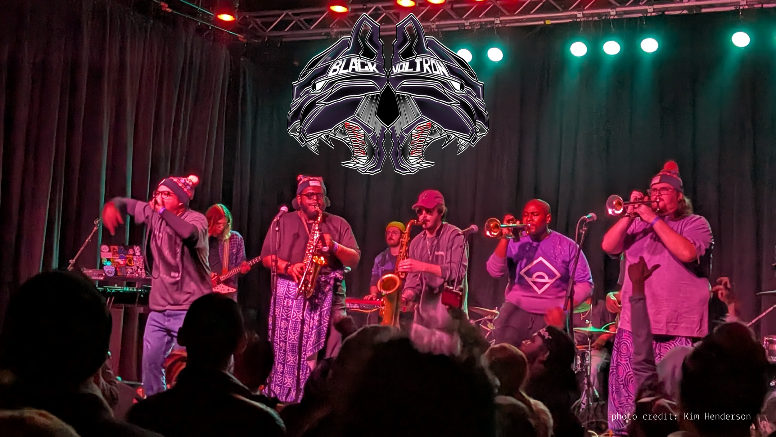 Black Voltron performing live