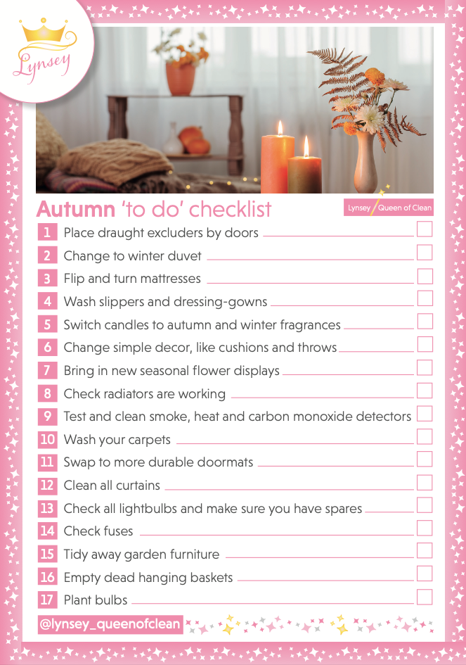 Autumn Checklist