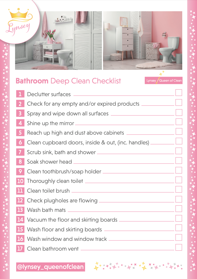 Bathroom Deep Clean