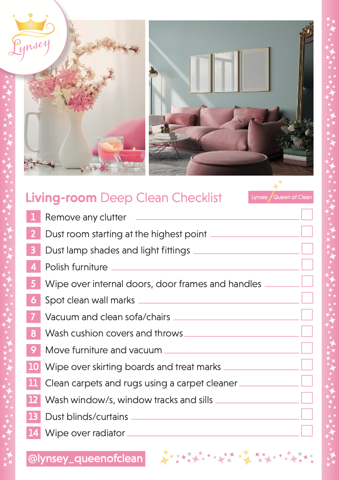 Living Room Deep Clean