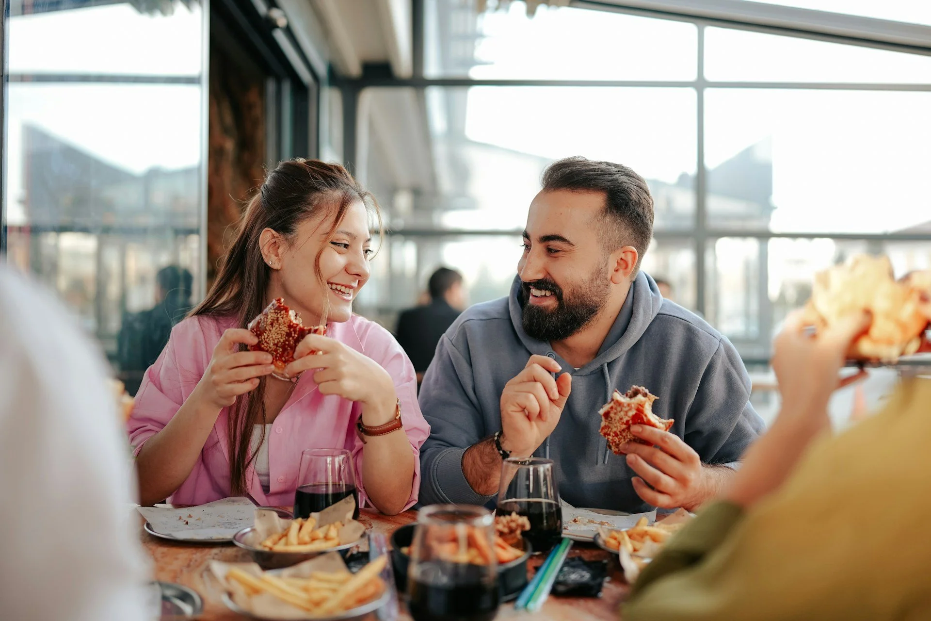 Couple eating together after misophonia treatment at Good Day Mental Health Ogden Utah
