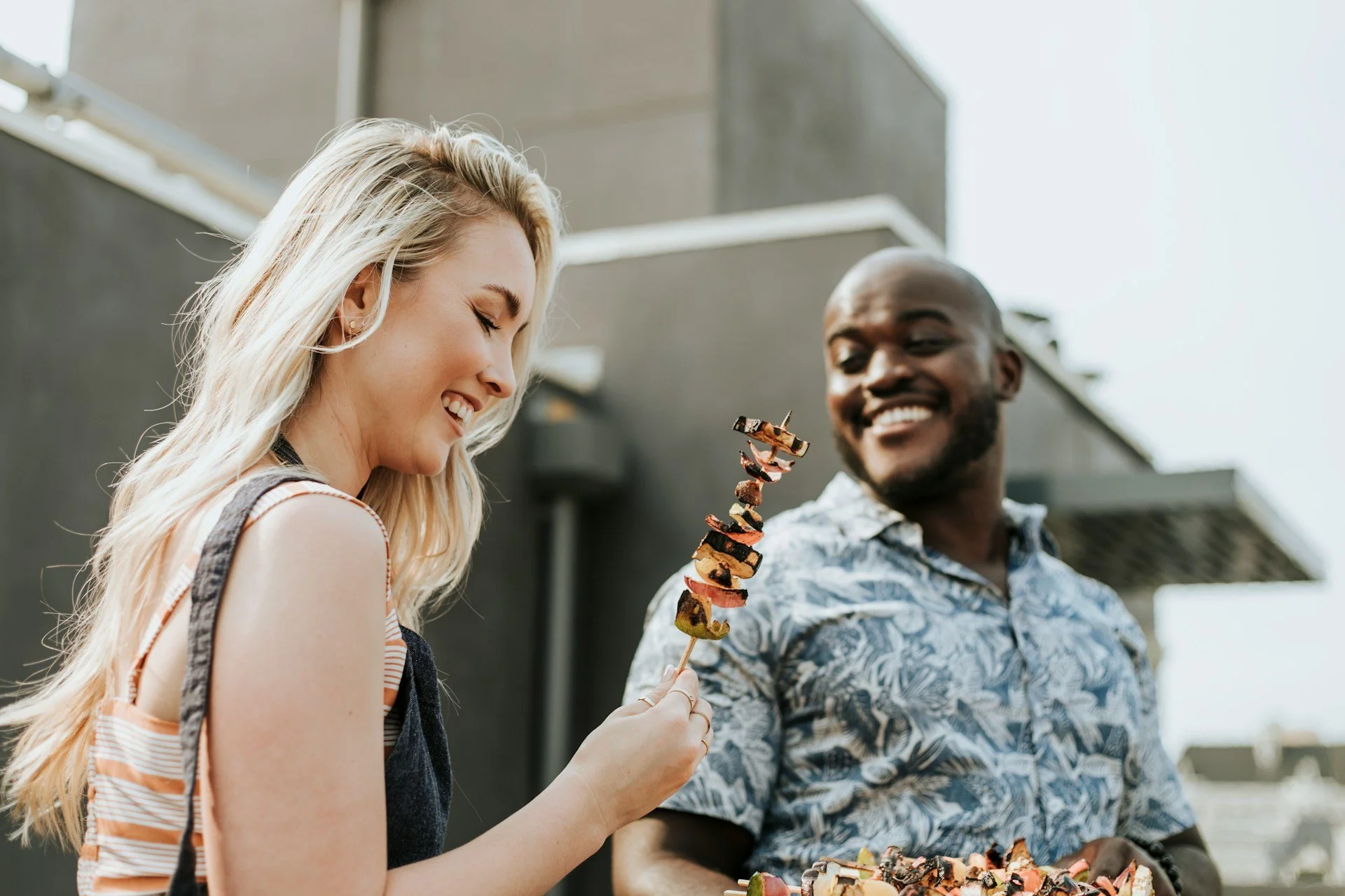 Man and woman eating together - adult PTSD and trauma therapy Good Day Mental Health Ogden Utah