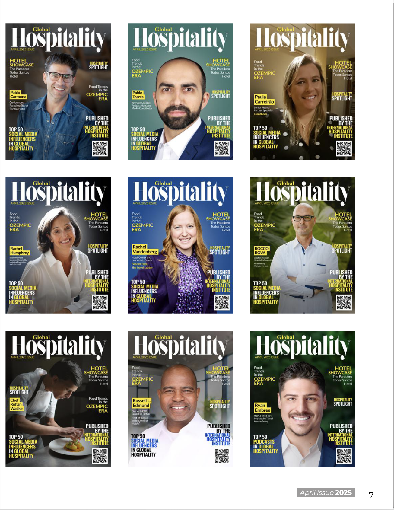 Global Hospitality Magazine - Russell L. Edmond