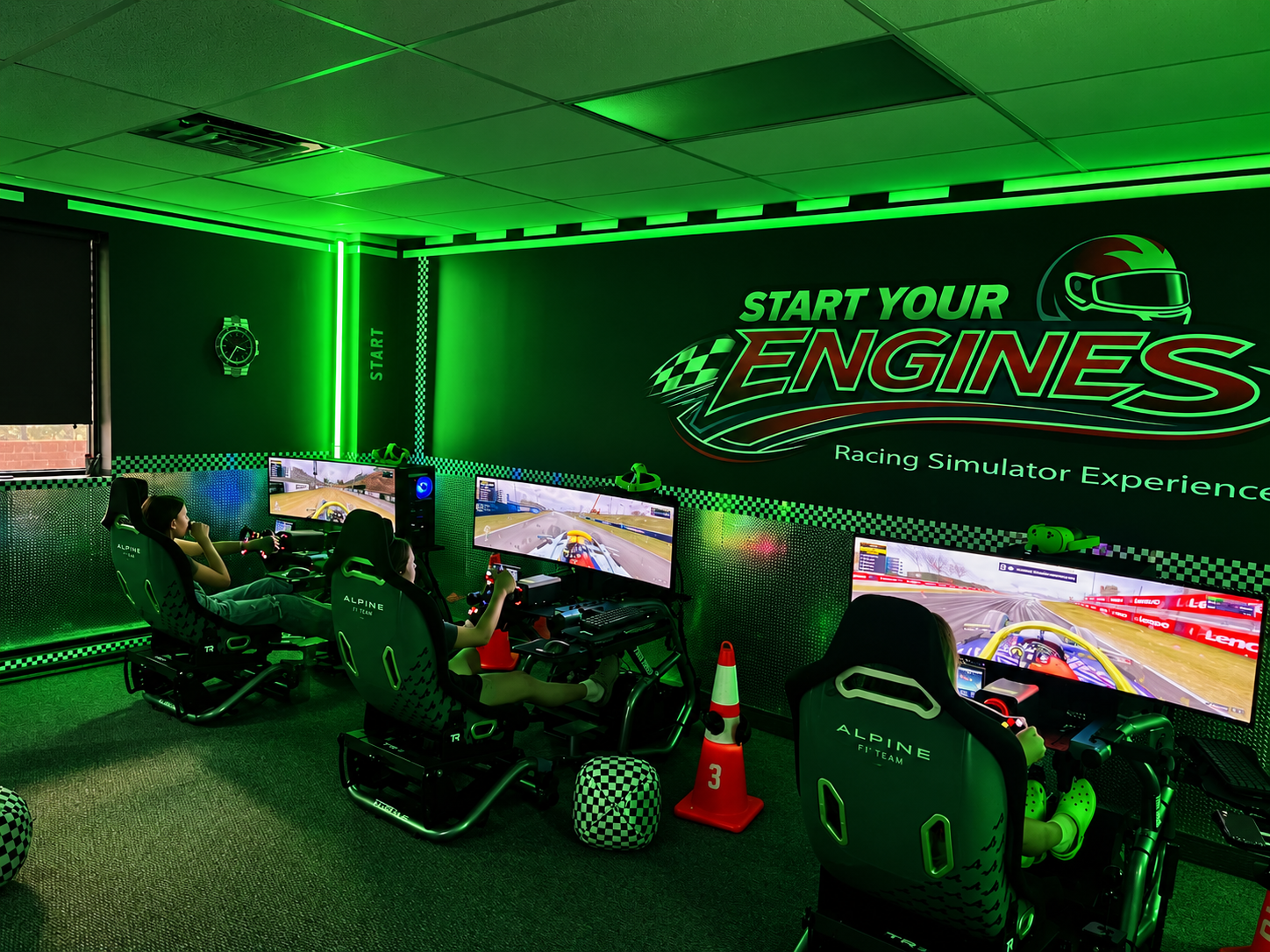 Green-lit racing night at Start Your Engines