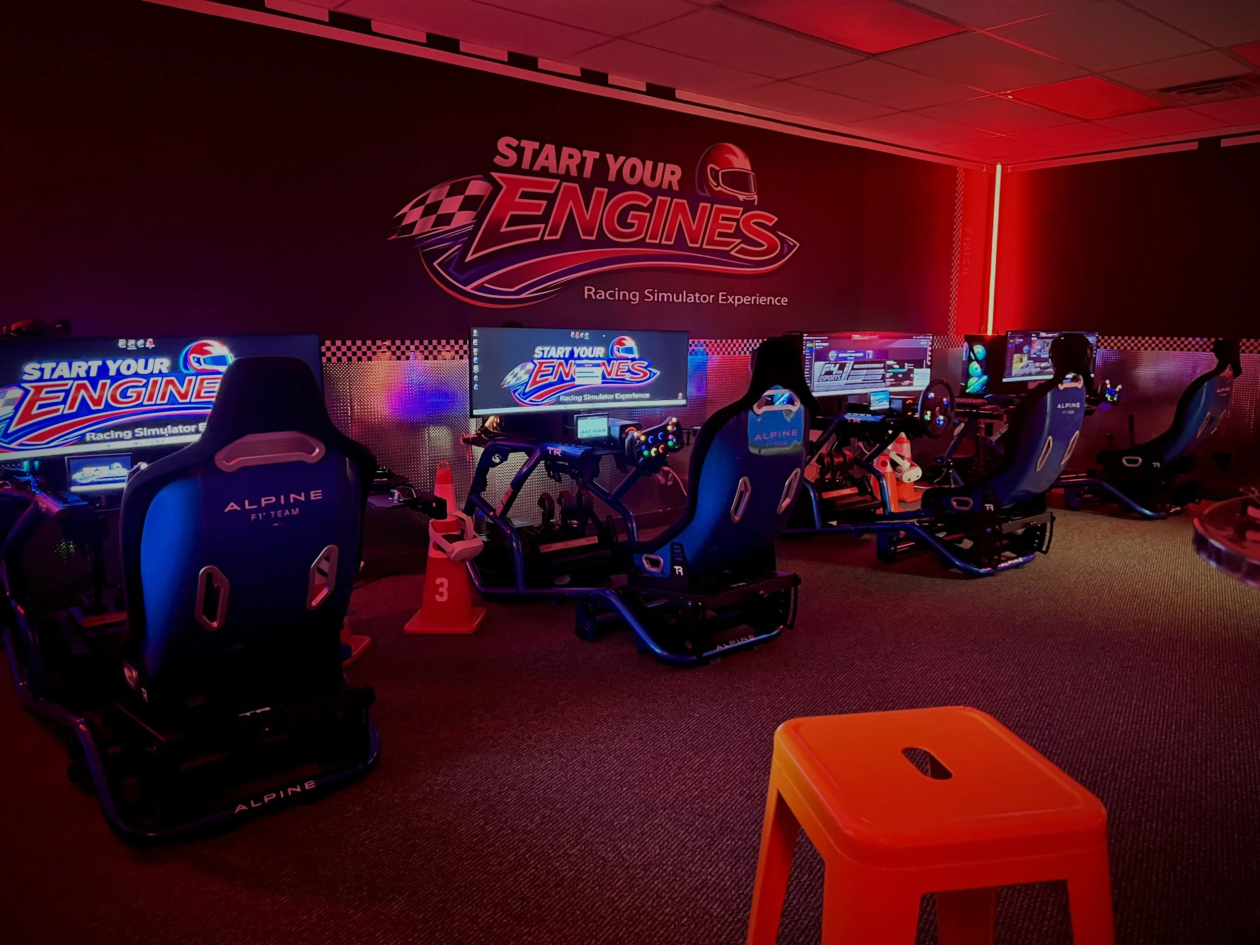Professional racing simulator rig