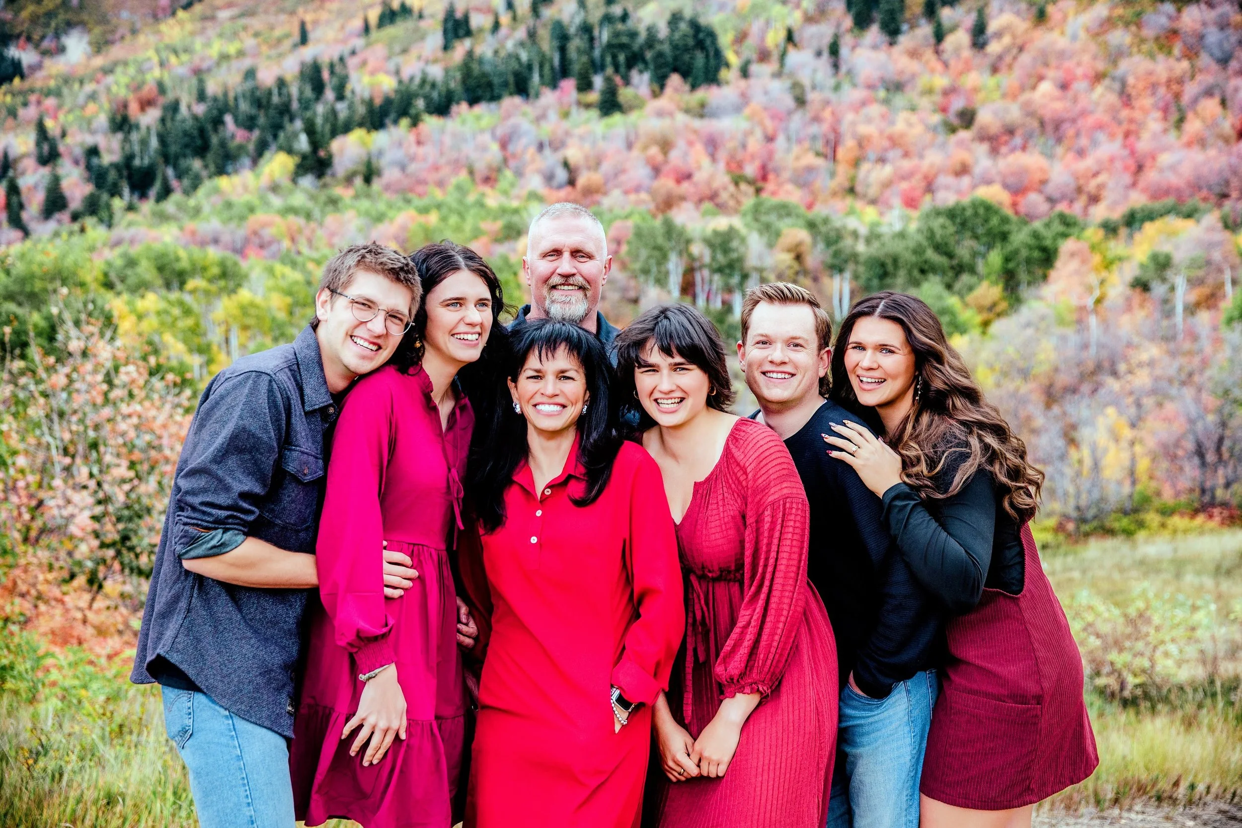 Carolina Herrin with her family