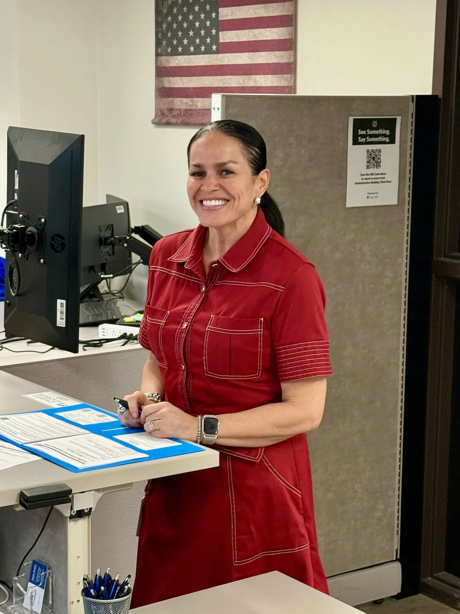 Carolina Herrin filing for Utah County Commission