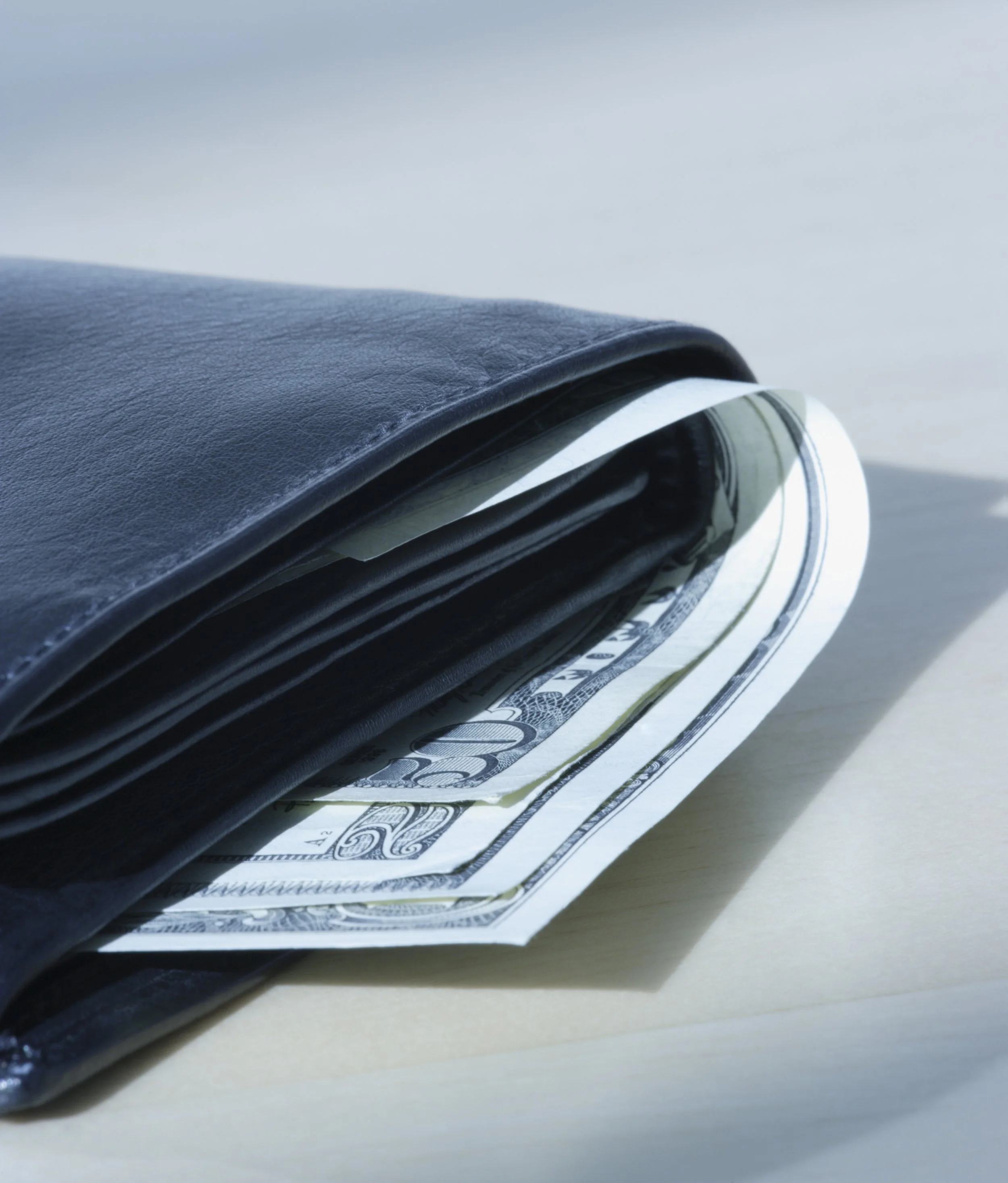 Wallet with money