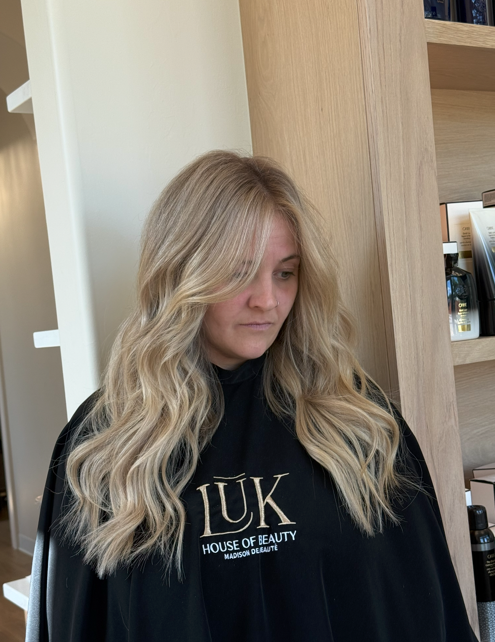 Luxury hair result at LŪK House of Beauty Norman Oklahoma