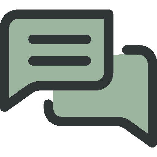 Clear messaging icon