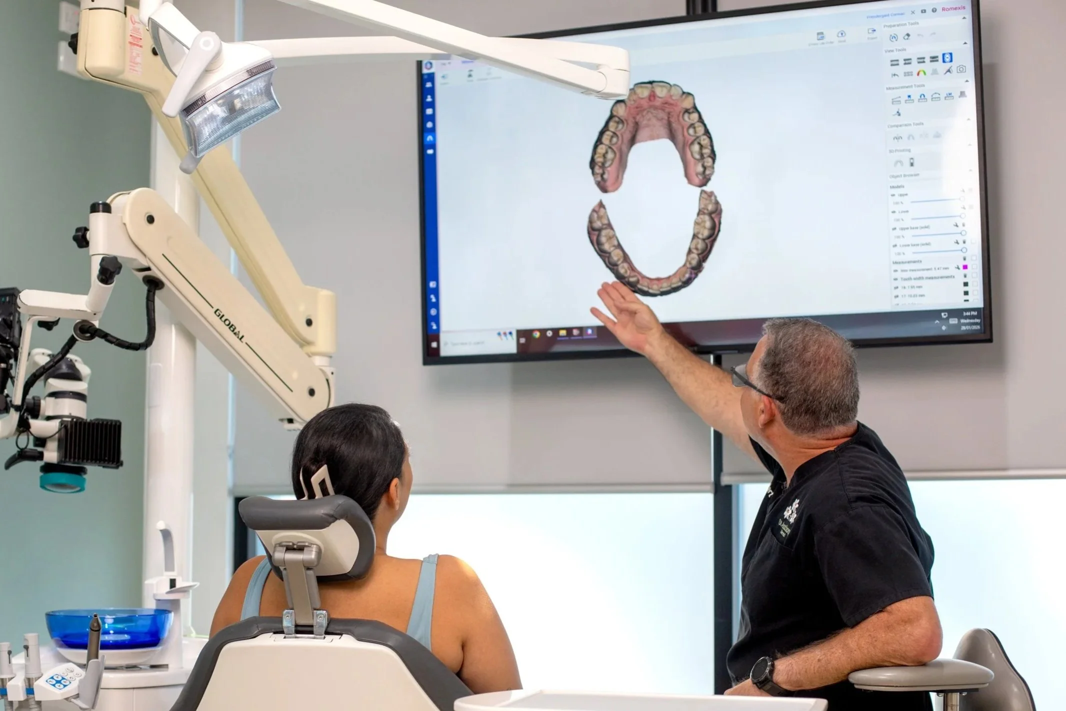 Digital intraoral scanning for clear aligner treatment at St Anthony Dental