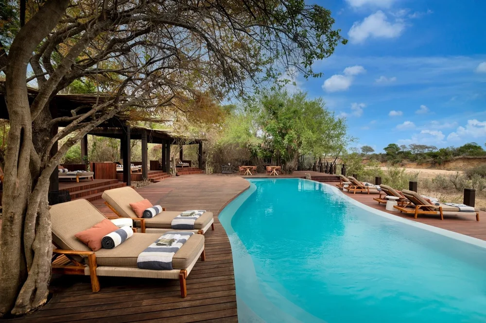 The main lodge pool