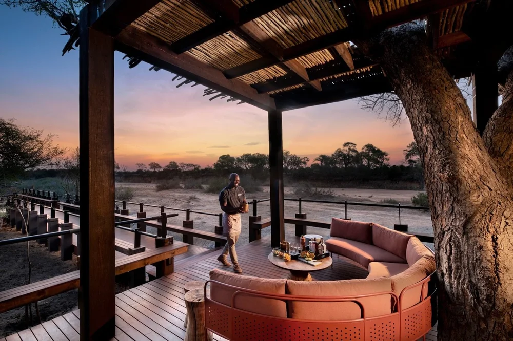 Main area above the Timbavati riverbed
