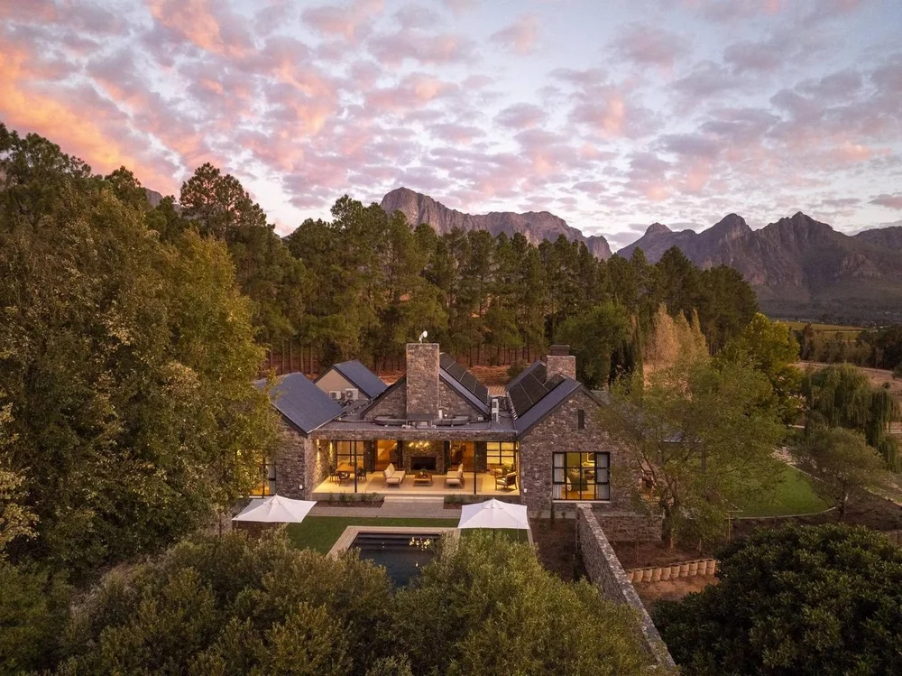 The Owners Lodge at dusk